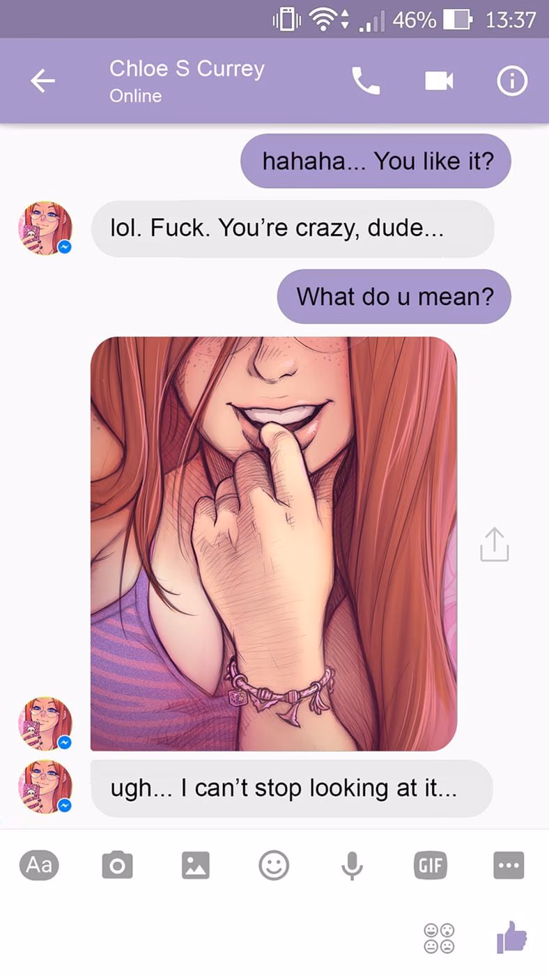 A Chat With Chloe [Romulo Melkor Mancin] — chapter 1, page 5