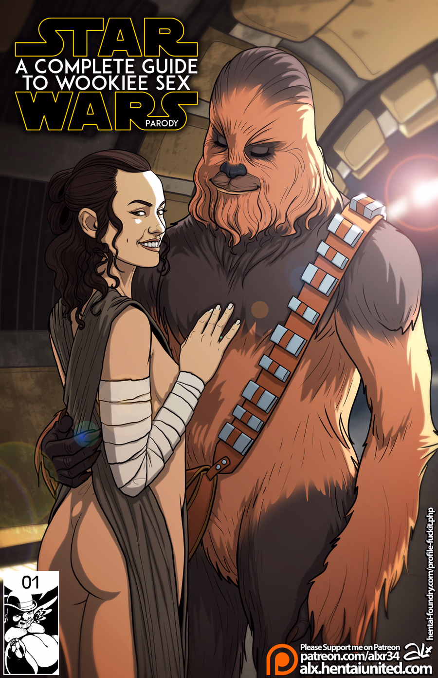 A Complete Guide To Wookie Sex (Star Wars) [Alxr34] by Alxr34 — comic cover