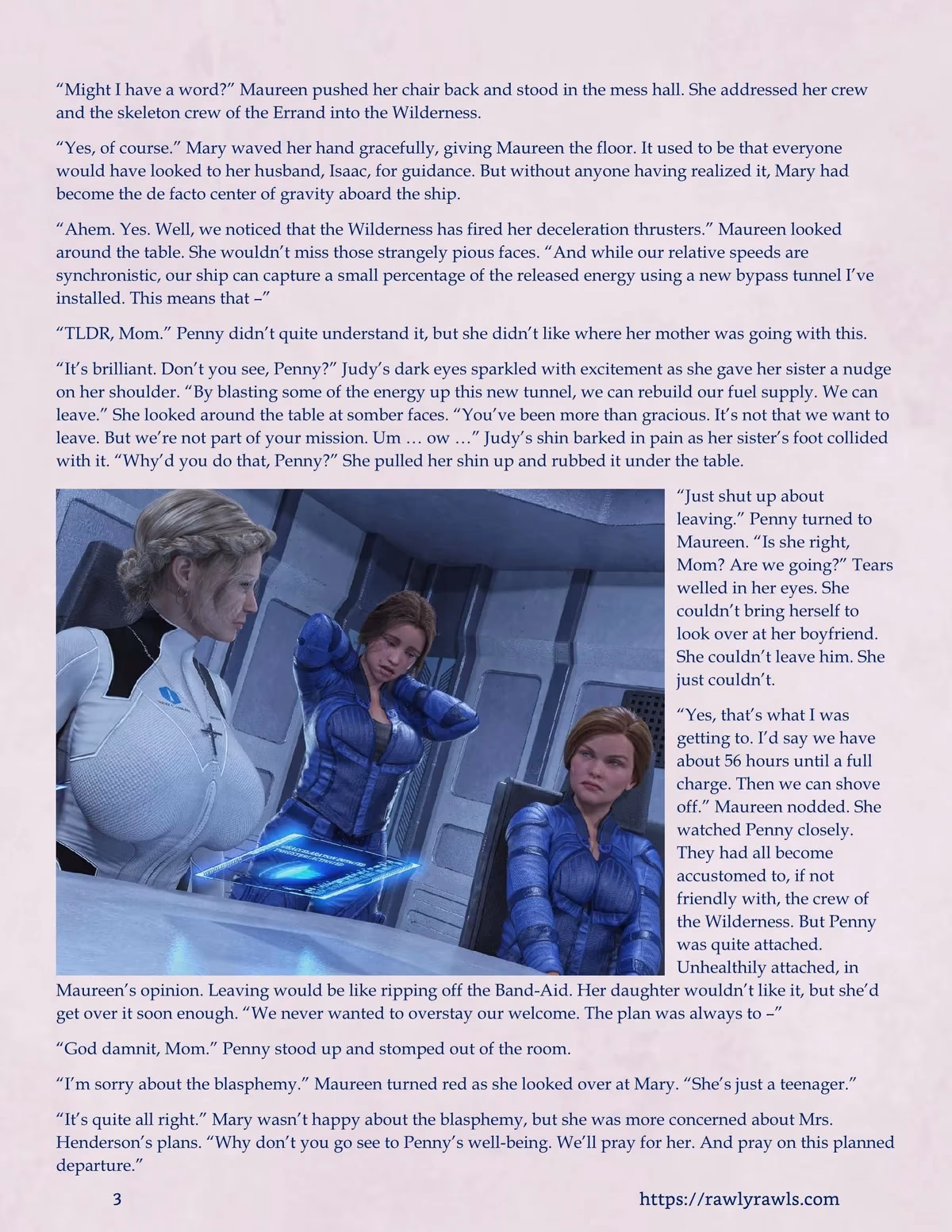 Mothership Wilderness [Redoxa , RawlyRawls] — chapter 16, page 3