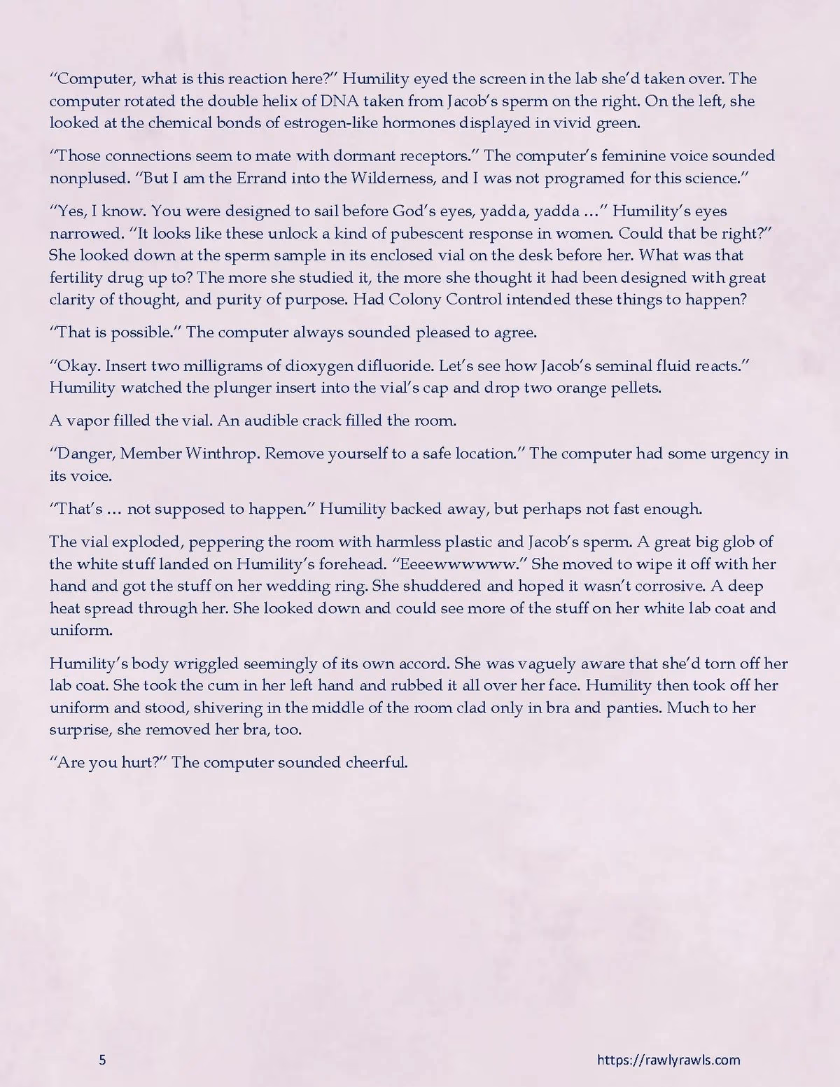 Mothership Wilderness [Redoxa , RawlyRawls] — chapter 5, page 5